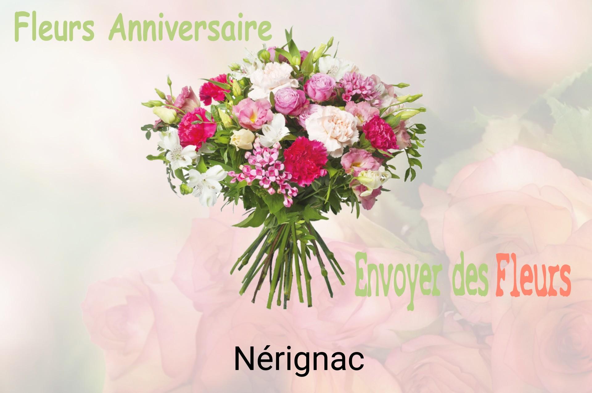 Bouquet de fleurs d’anniversaire livré à Nérignac