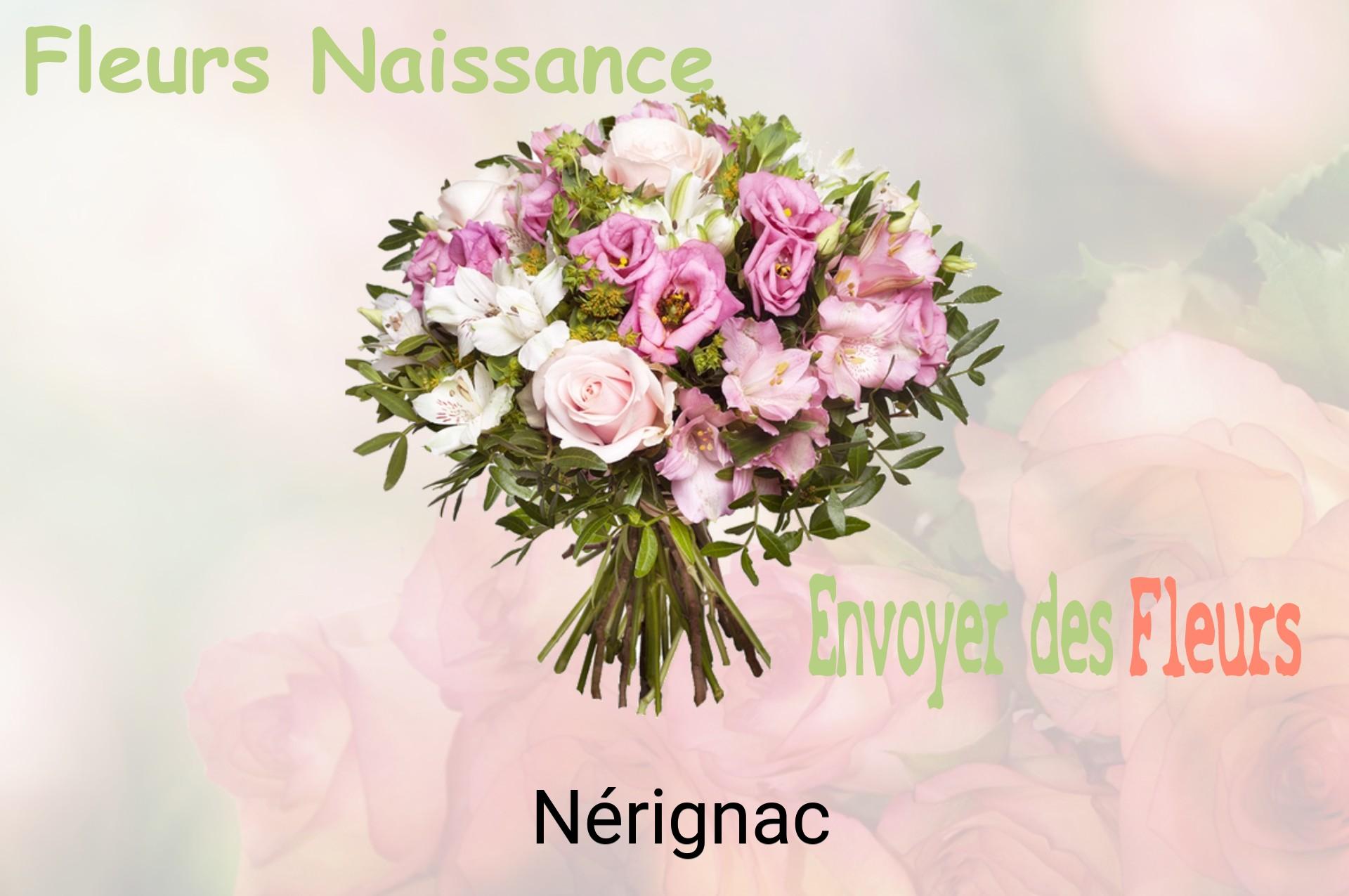 Bouquet de fleurs de naissance livré à Nérignac
